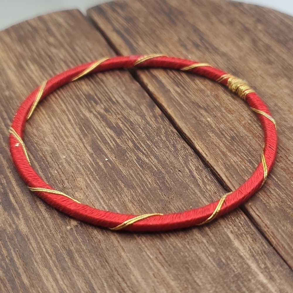 For petite wrist B2012 Indian bridal threaded bracelet